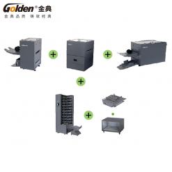 金典GD-DZ3088S订折机+TR30S修边刀+DR50S天地刀+PY10X十格吸风配页机+G30过桥
